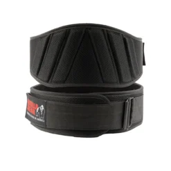 Gorilla Wear 6 Inch Padded Mesh Lifting Belt, black, S