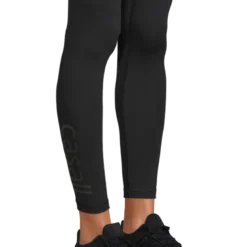 Graphic High Waist Tights, Black