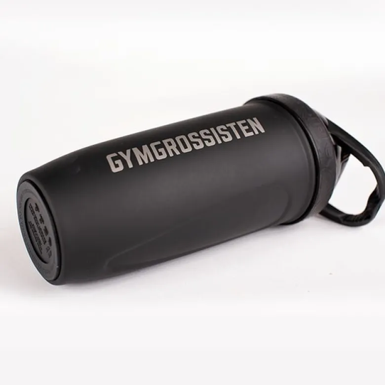 Gymgrossisten Stainless Steel Shaker Black 900 ml
