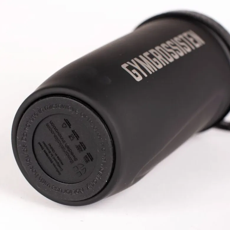 Gymgrossisten Stainless Steel Shaker Black 900 ml