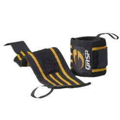 Hardcore Wrist Wraps Svart/Gul