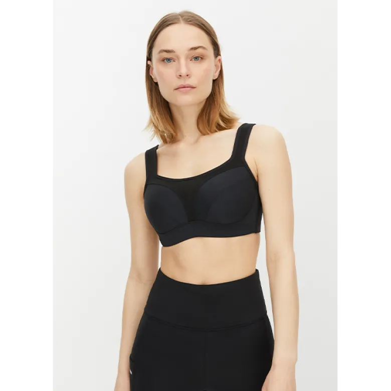 High Support Sportsbra, Black