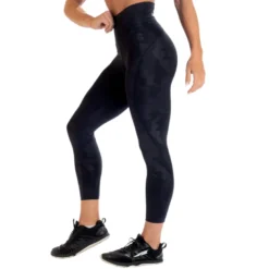 High waist leggings, Black/Camo