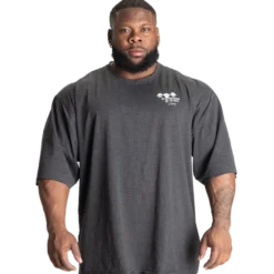 HTK Iron Tee, Dark Grey Melange