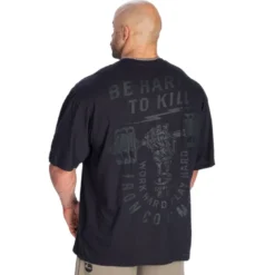 HTK Slub Iron Tee, Washed Black
