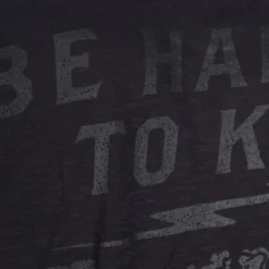 HTK Slub Iron Tee, Washed Black