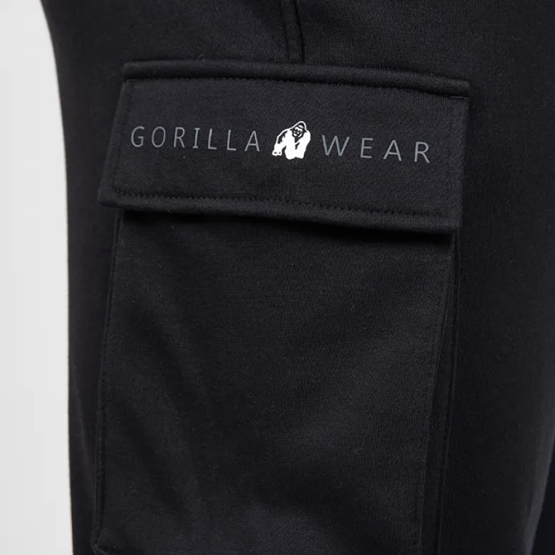 Hudson Cargo Sweatpants, Black