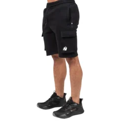 Hudson Cargo Sweat Shorts, Black