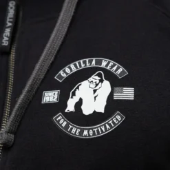 Huntley Sleeveless Hoodie, black