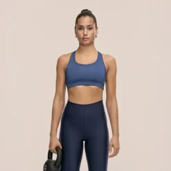 Iconic Sports Bra, Blue Shadow, AB/XS