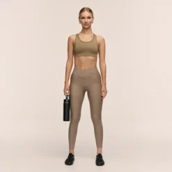 Iconic Sports Bra, Light Khaki, AB/XS