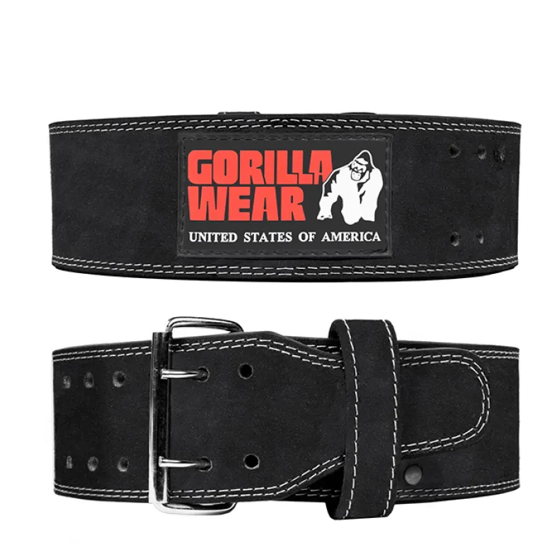 4 Inch Powerlifting Belt, Black
