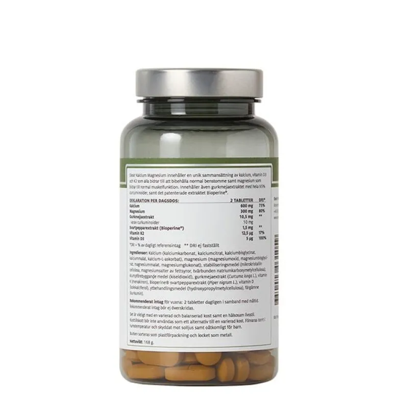Kalcium Magnesium 120 tabletter