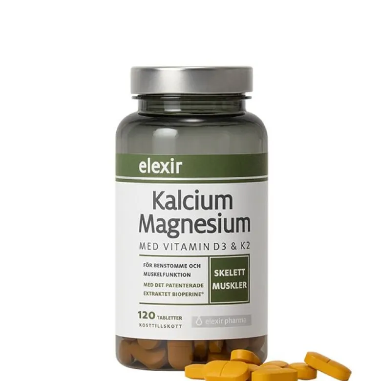 Kalcium Magnesium 120 tabletter