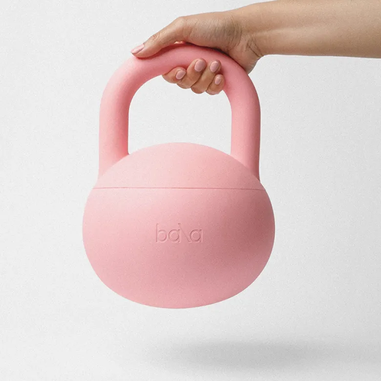 Kettlebell 10 lb 4,5 kg Rosa