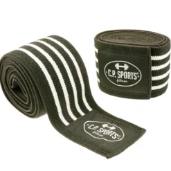 Knee Wraps, Black/Blue, 2 m