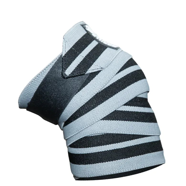 Knee Wraps, Grey/Black, 2 m