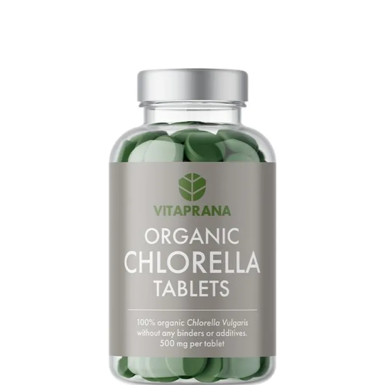 Økologisk Chlorella 250 tabletter