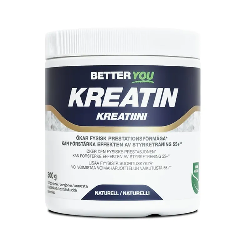 Kreatinpulver 300 g Naturell
