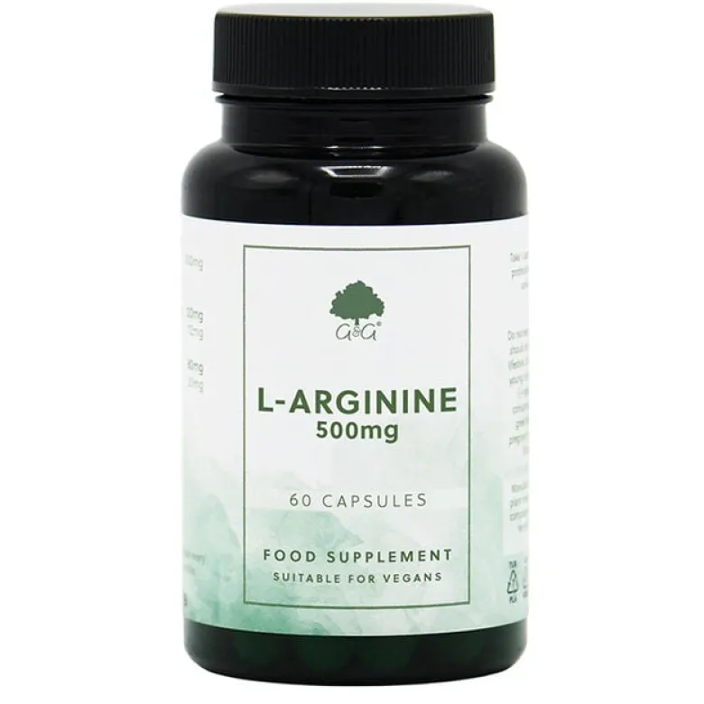 L-arginin 500 mg 60 kapsler