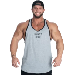 Legacy Essnt. T-Back, Grey Melange