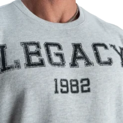 Legacy Irn Thrml Tee, Grey Melange