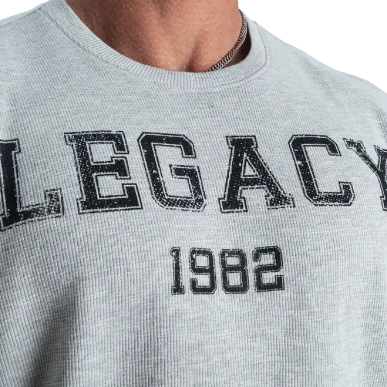 Legacy Irn Thrml Tee, Grey Melange