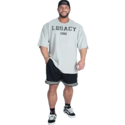 Legacy Irn Thrml Tee, Grey Melange