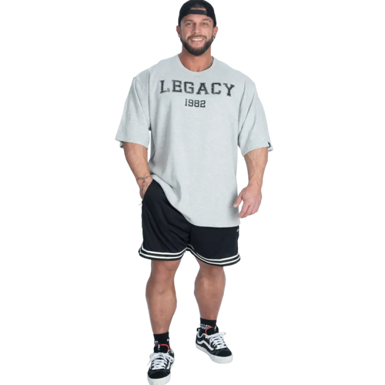 Legacy Irn Thrml Tee, Grey Melange
