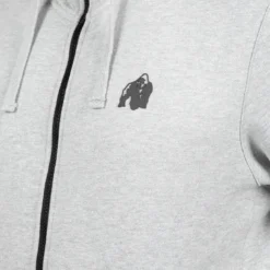 Leon Zipped Hoodie, Grey