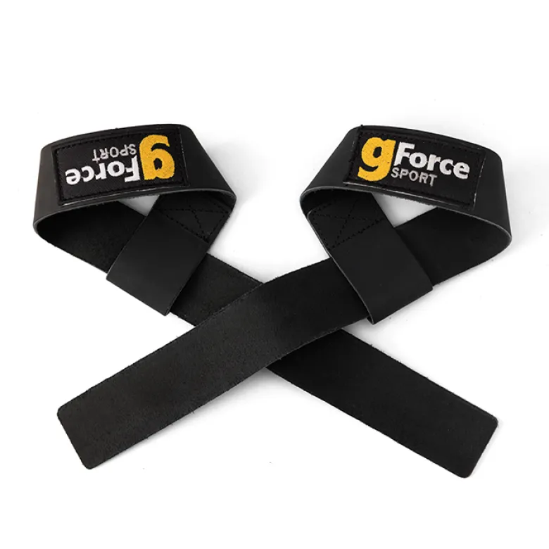 Lifting Straps Lær Svart