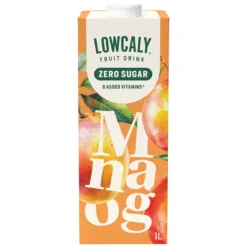 Lowcaly Fruit Drink, 1000 ml, White Peach