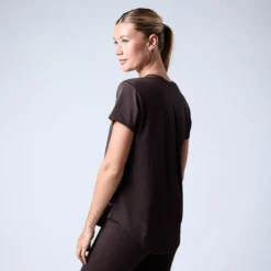 Lucy ws T-shirt, Coffee