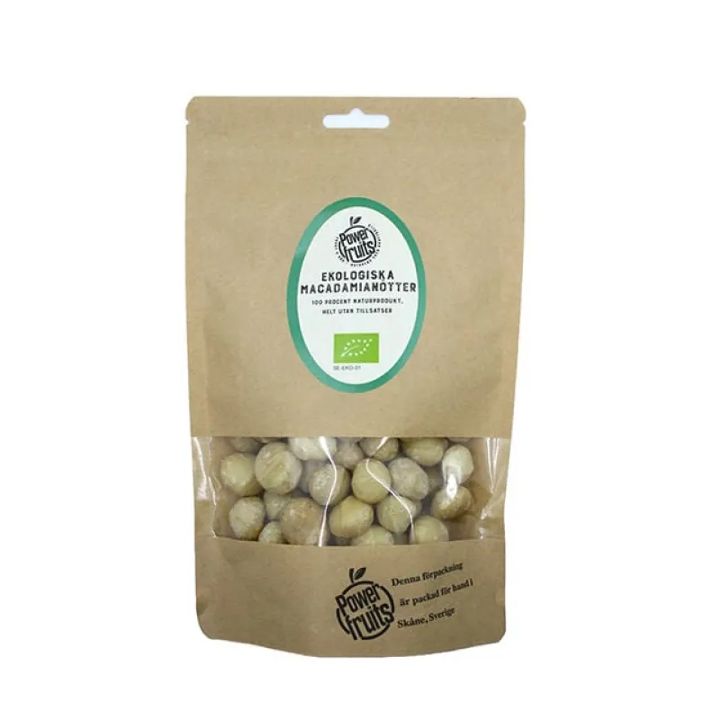 Macadamianøtter Raw, 100 gram