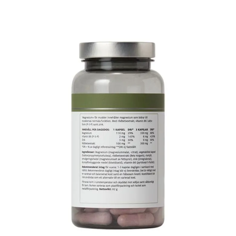 Magnesium+ För muskler 90 kapslar