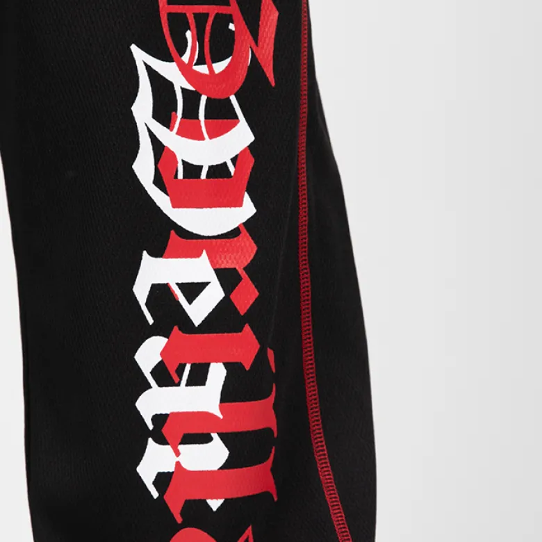 Marlow Mesh Pants, Black/Red
