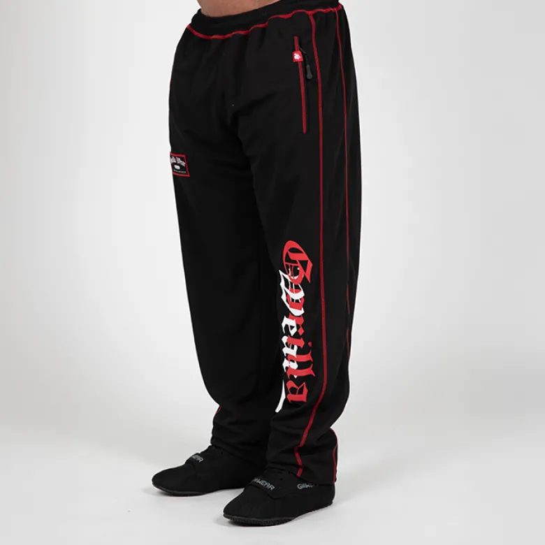 Marlow Mesh Pants, Black/Red