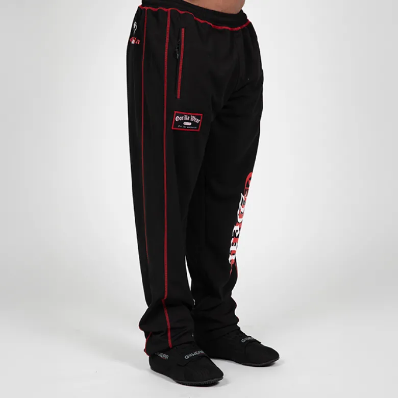 Marlow Mesh Pants, Black/Red