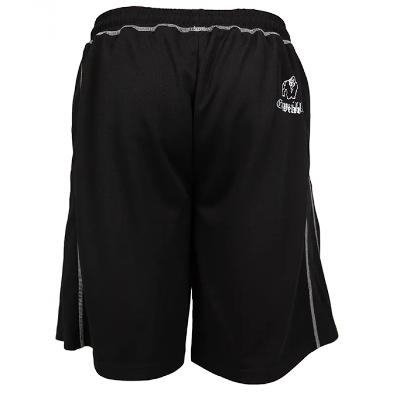 Marlow Mesh Shorts, Black/Grey