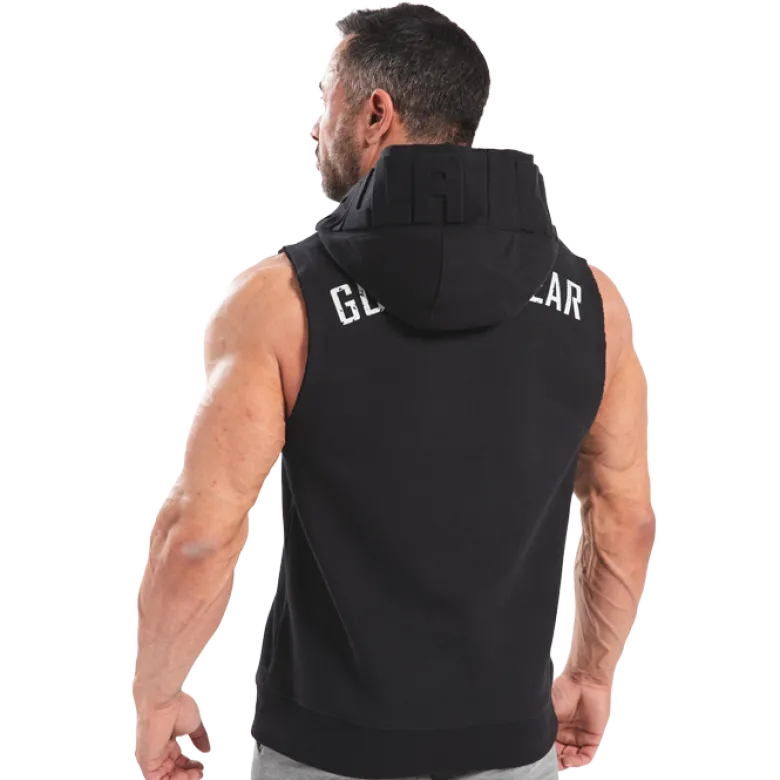 Marshall Sleeveless Hoodie, Black