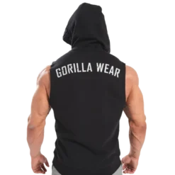 Marshall Sleeveless Hoodie, Black