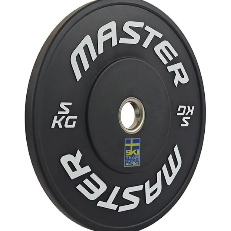 Master Fitness Bumper Ski Black, 5 kg