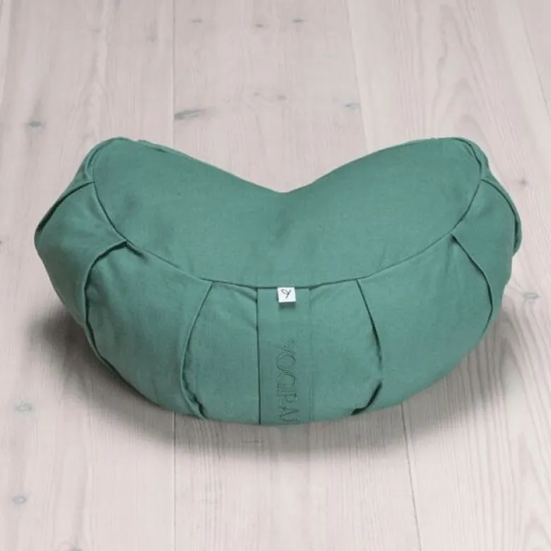 Meditation Cushion Crescent, Moss Green