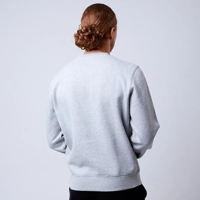 Men's Core Crew, Grey Melange