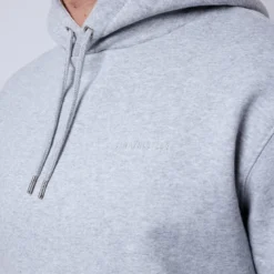 Men's Core Hoodie, Grey Melange