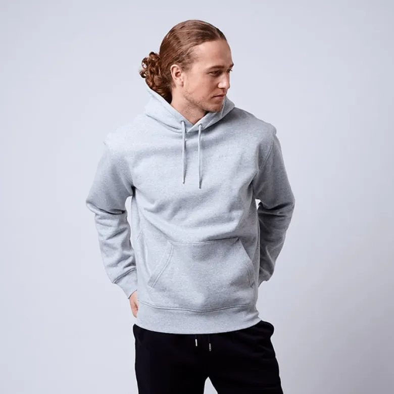 Men's Core Hoodie, Grey Melange