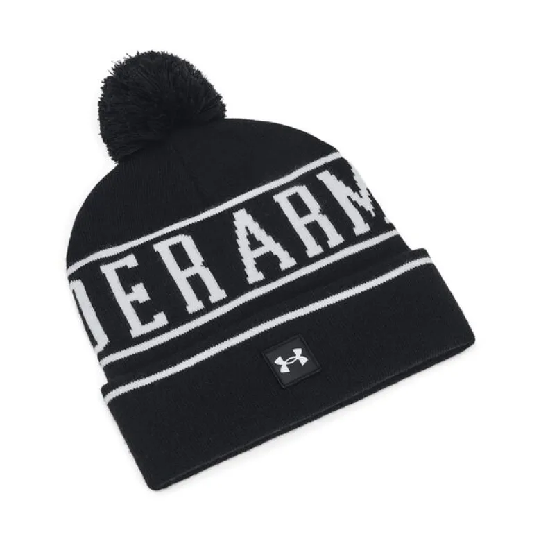 M Halftime Pom Beanie Black