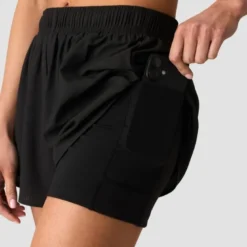 Mirage 2-in-1 Shorts Wmn, Black
