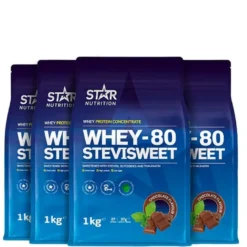 Mix&Match Whey-80 SteviSweet Myseprotein 4 kg