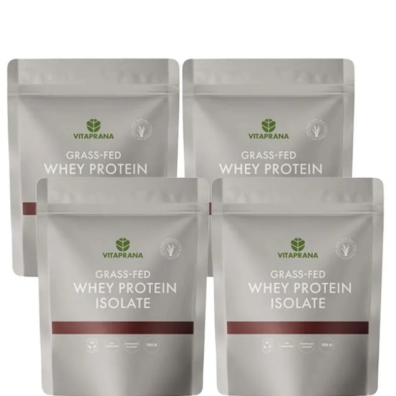Mix&Match 4 x Myseproteinisolat Grass-fed 750 g